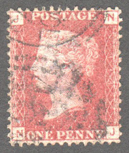 Great Britain Scott 33 Used Plate 111 - NJ - Click Image to Close